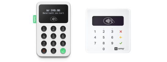 Zettle og SumUp betalingsterminaler